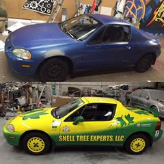 SNELL TREE VEHICLE WRAP